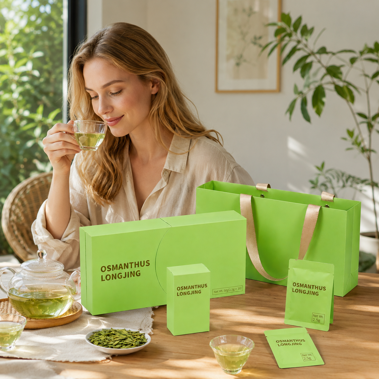 Premium Osmanthus Green Tea