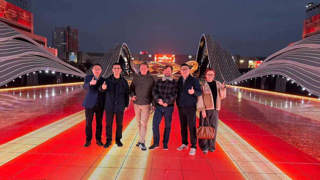 CommBriX and client team photo at Yiwu International Trade City during the sourcing visit