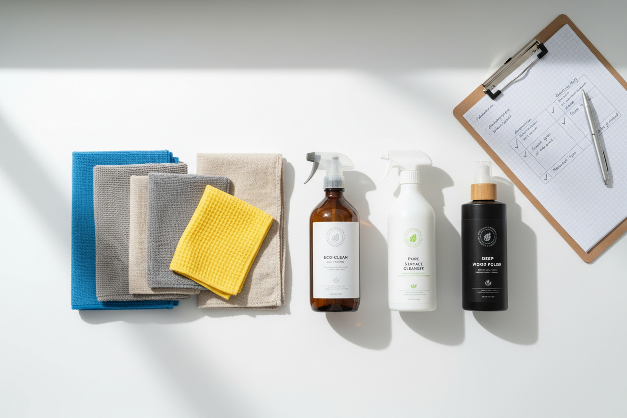 Hands-on cleaning product testing by Commbrix sourcing team in China