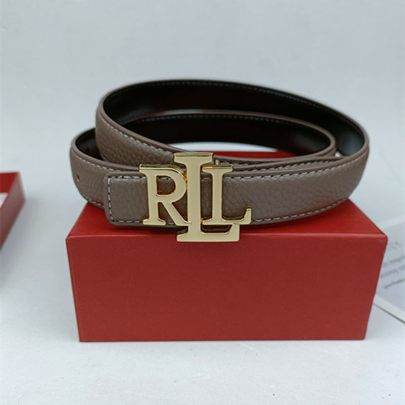 2024 Factory Direct New Wholesale Women's Letter Raffia Versatile Fashion European Style Belt
