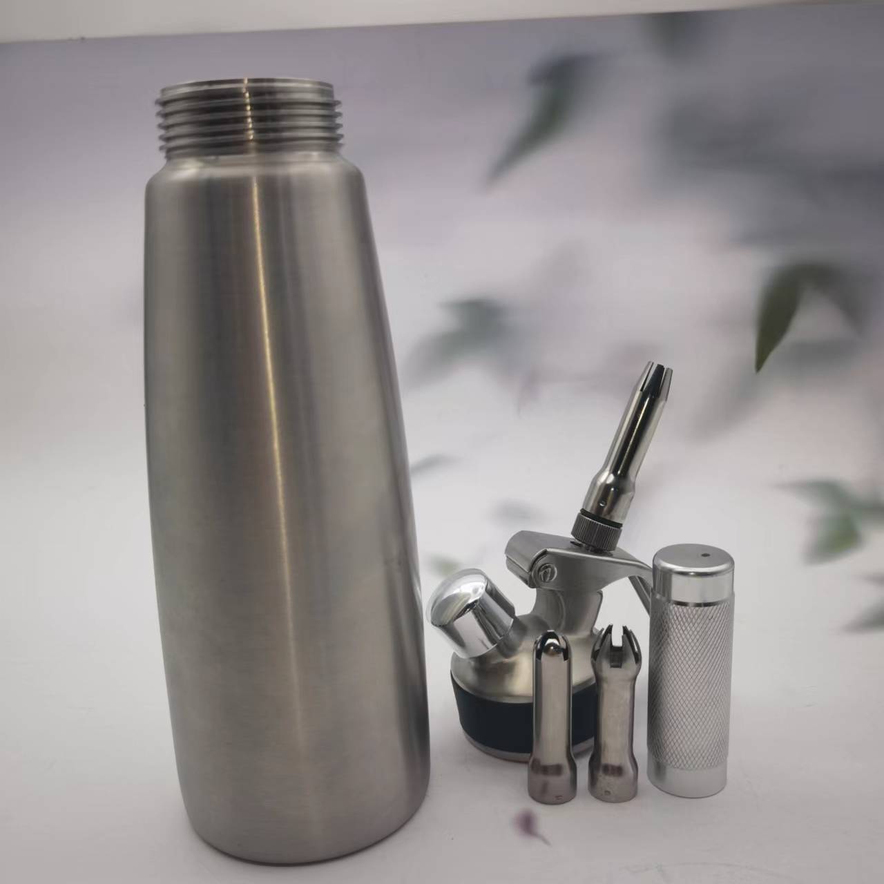 1000ML500ML304 Stainless Steel Aluminum Cream Gun Frother Coffee Home Baking Special