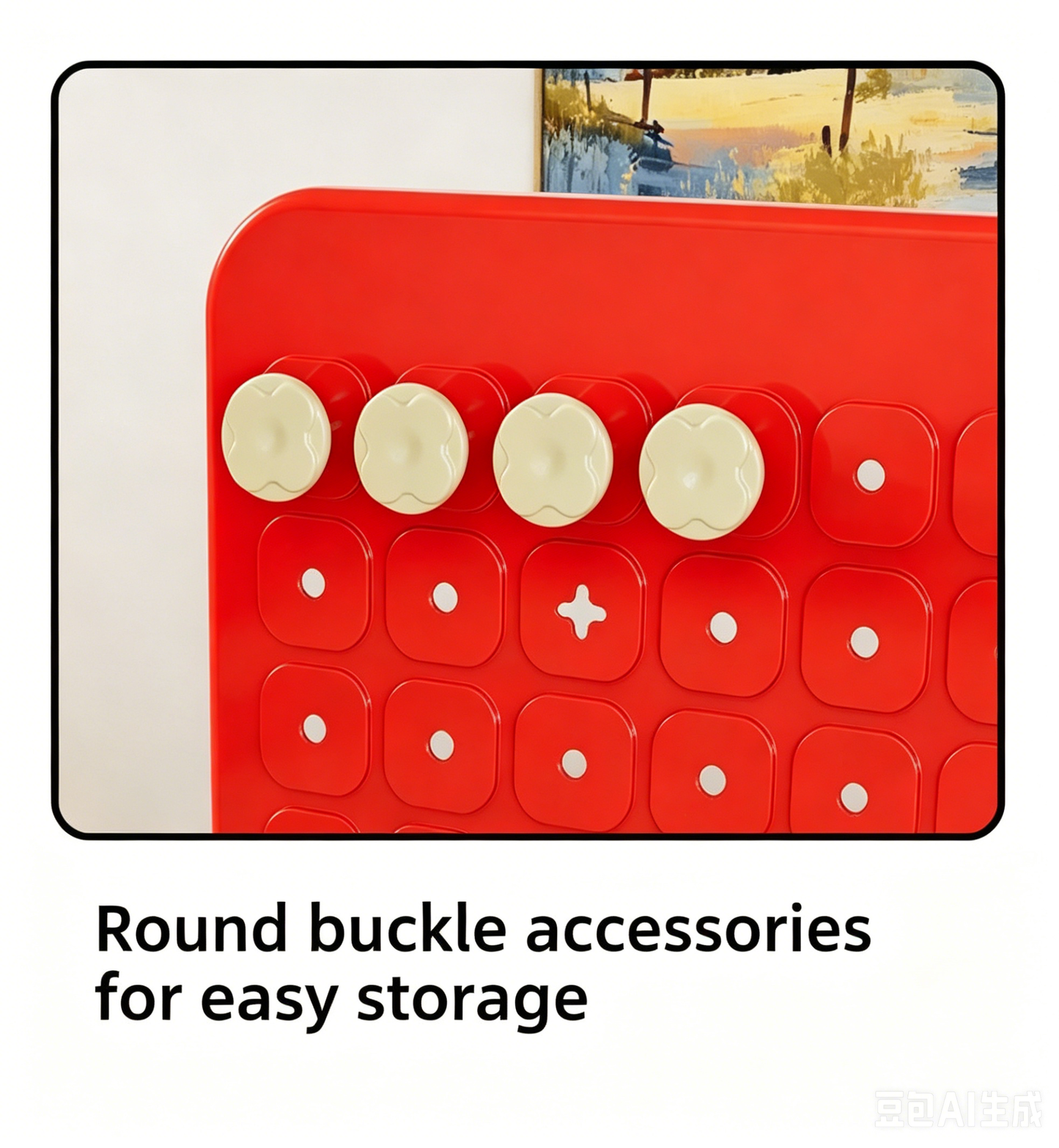 Modular Pegboard Organizer – Wall Mount & Desktop Storage Rack with Customizable DIY Accessories