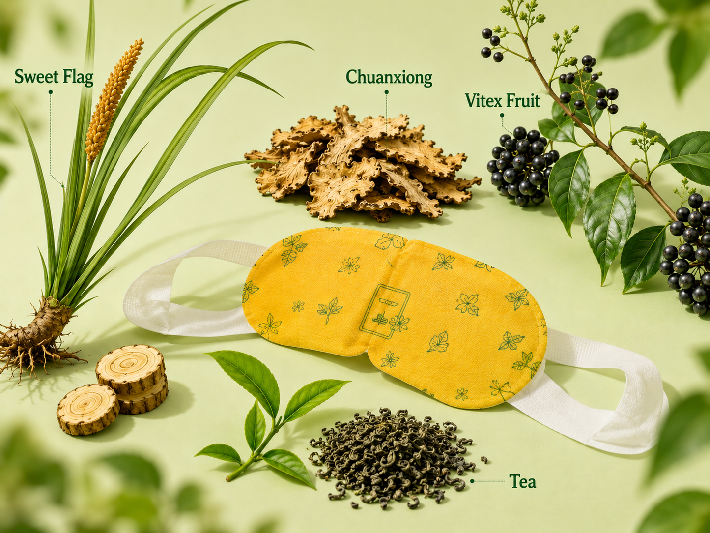 Tea-Infused Steam Eye Mask