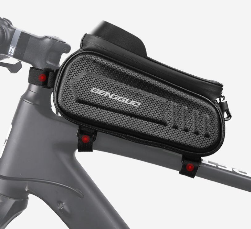 Bike Frame Bag with TPU Touchscreen Window