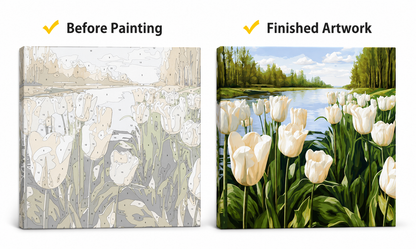 DIY Paint by Numbers Kit for Adults & Beginner