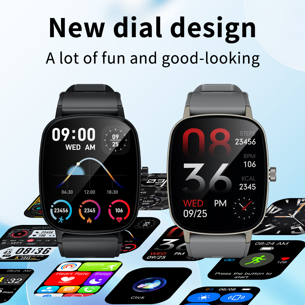 The latest cross-border bestseller AW63 Smart Watch Sports Health Bluetooth Call Bracelet Smart Watch