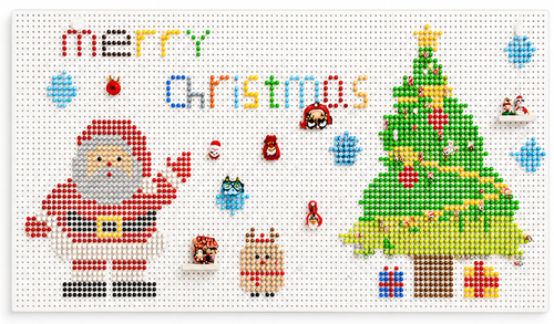 Christmas DIY Pegboard Decoration Set