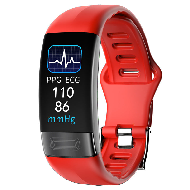 P11 PLUS Cross-Border Smart Watch Body Temperature Blood Oxygen ECG Blood Pressure Heart Rate Sleep Waterproof Sports Pedometer Bracelet