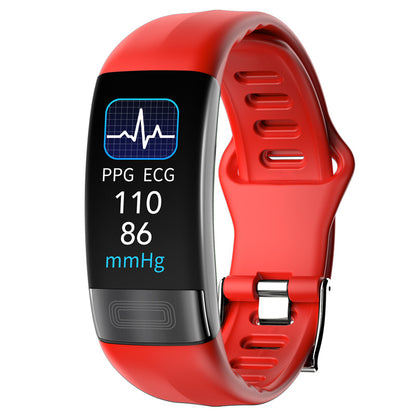 P11 PLUS Cross-Border Smart Watch Body Temperature Blood Oxygen ECG Blood Pressure Heart Rate Sleep Waterproof Sports Pedometer Bracelet