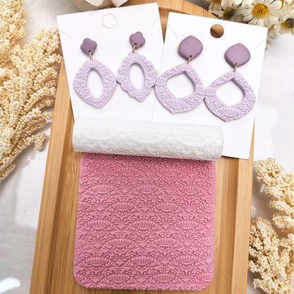 Cross-border European Style Floral Soft Clay Texture Roller High Precision Texture Roller