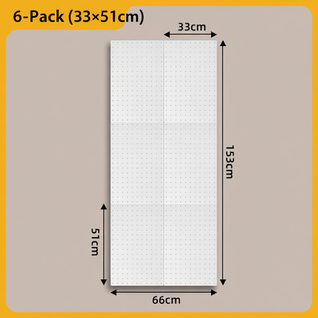 Dyson Vacuum Storage Rack – No-Drill Pegboard Wall Mount Organizer