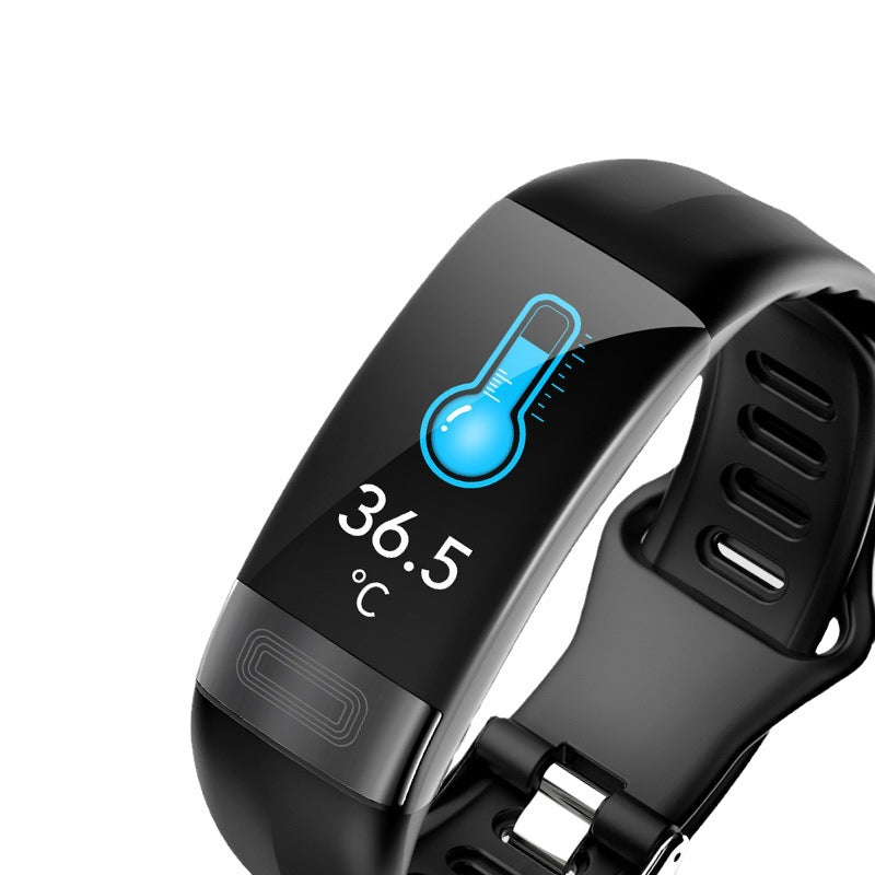 P11 PLUS Cross-Border Smart Watch Body Temperature Blood Oxygen ECG Blood Pressure Heart Rate Sleep Waterproof Sports Pedometer Bracelet