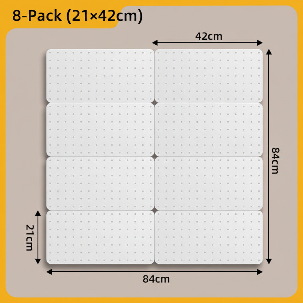 Dyson Vacuum Storage Rack – No-Drill Pegboard Wall Mount Organizer