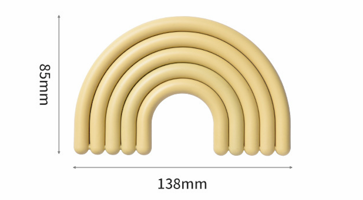 U-Shaped Heat Resistant Trivet Mat | Foldable & Non-Slip Table Protector