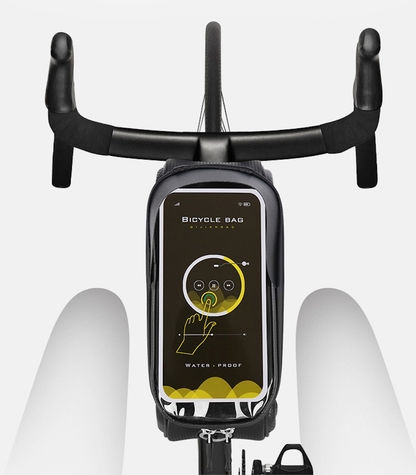 Bike Frame Bag with TPU Touchscreen Window