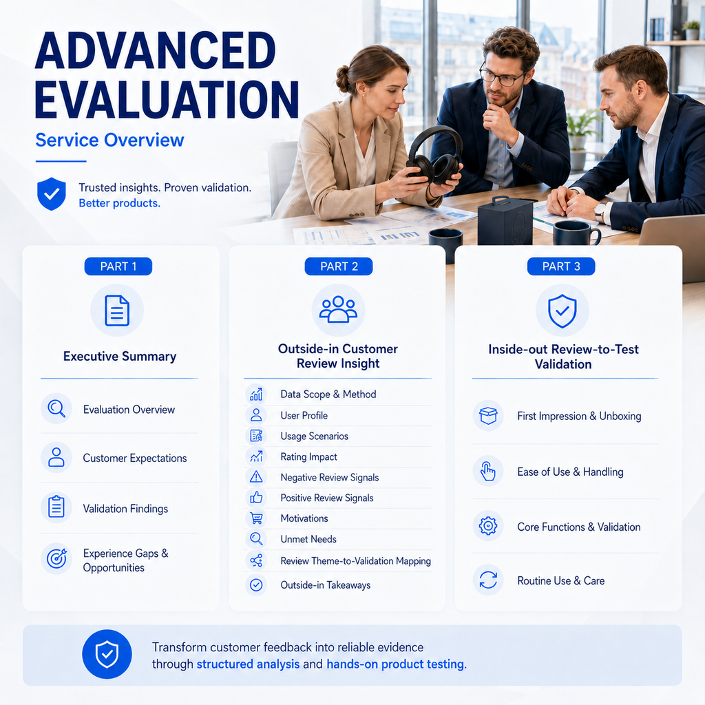 Product Advanced Evaluation – 20 Credits Pack