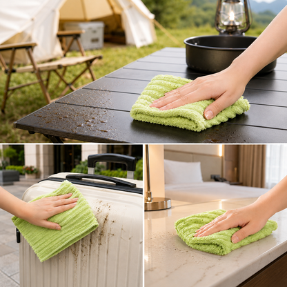 Waffle-Texture Cleaning Cloth Roll