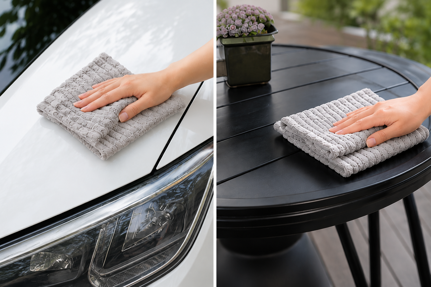 Premium Waffle-Texture Cleaning Cloth Roll