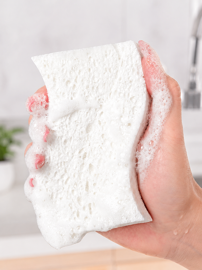Dual-Side Sisal & Sponge Scrubber