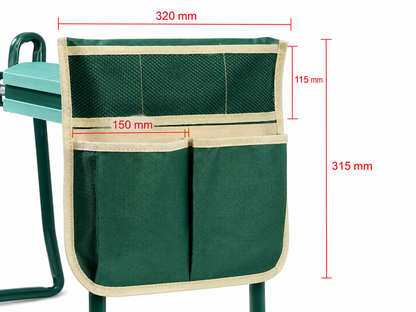 Foldable Garden Kneeler & Seat with Tool Bag
