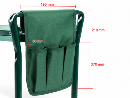 Foldable Garden Kneeler & Seat with Tool Bag