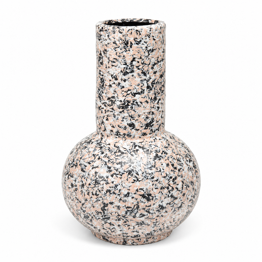 Granite-Look Ceramic Vase