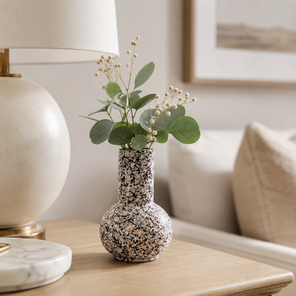 Granite-Look Ceramic Vase
