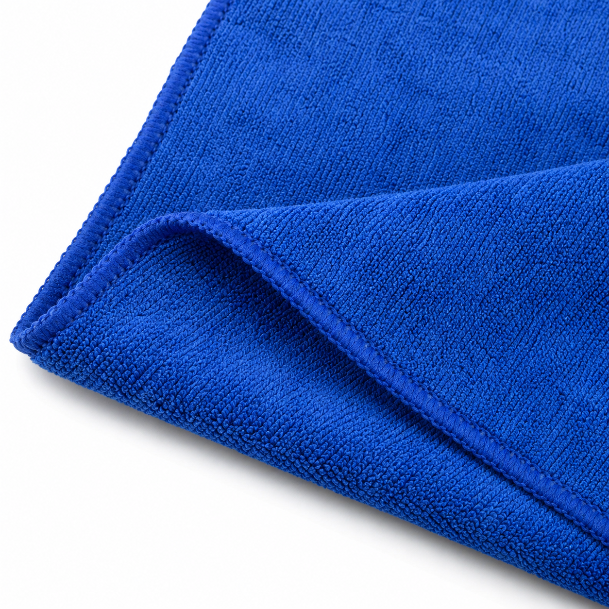 Weft-Knit Microfiber Cleaning Cloth