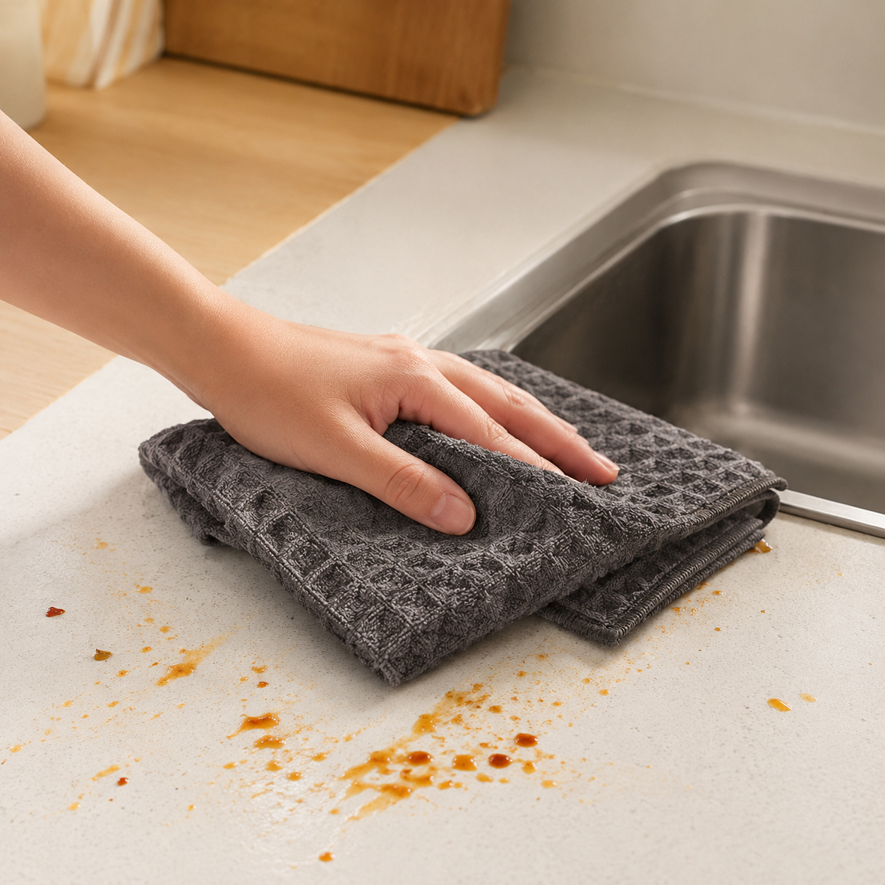 Waffle Texture Cleaning Cloth