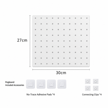Custom UV Print Pegboard Wall Organizer