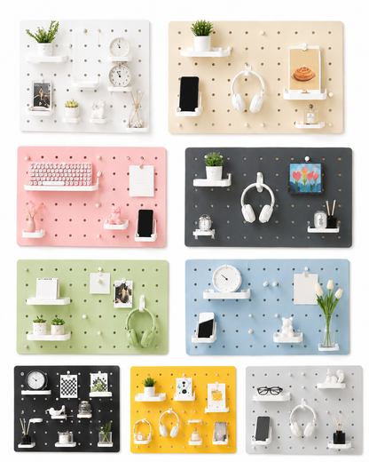 Custom UV Print Pegboard Wall Organizer