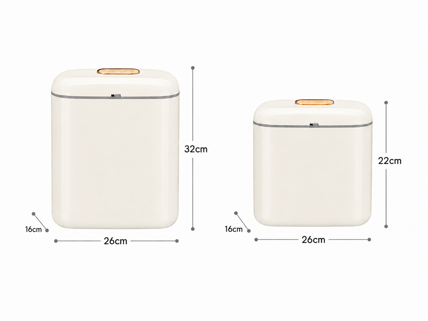 Kitchen Trash Can with Lid