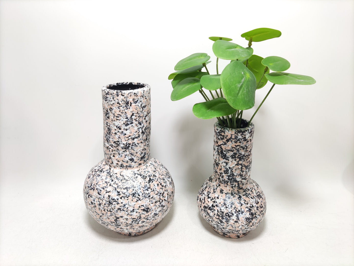 Granite-Look Ceramic Vase