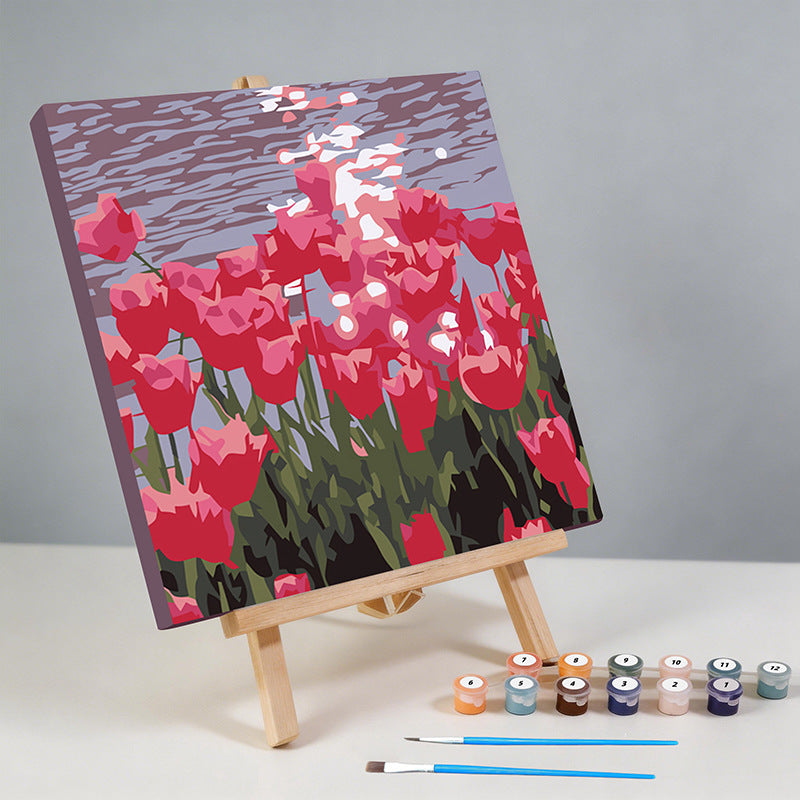 DIY Paint by Numbers Kit for Adults & Beginner