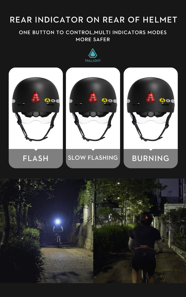 Smart Cycling Helmet with 1080P Camera