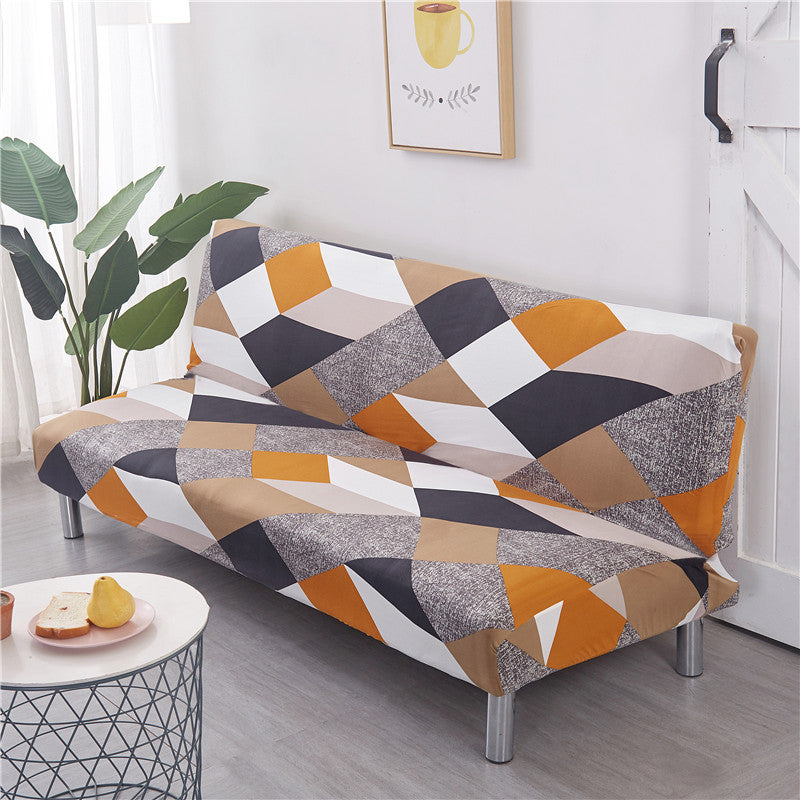 Factory Direct Cross-Border Sofa Cover Elastic Sofa Bed Cover Full Wrap Sofa Cover Foldable Armless Universal Non-Slip