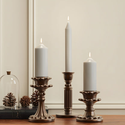 DIY Epoxy Resin Mold European Style Candle Holder Base Aromatherapy Candle Silicone Mold Home Decoration