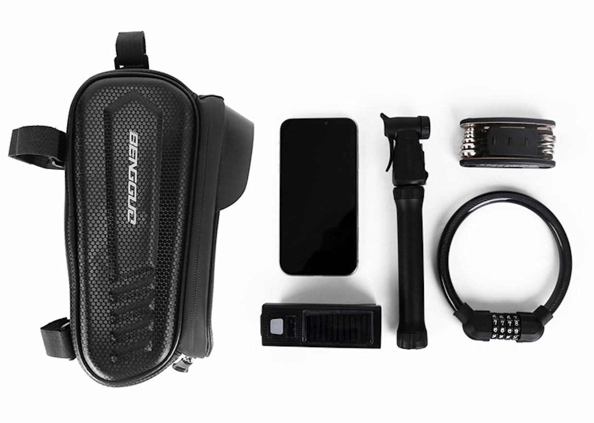 Bike Frame Bag with TPU Touchscreen Window