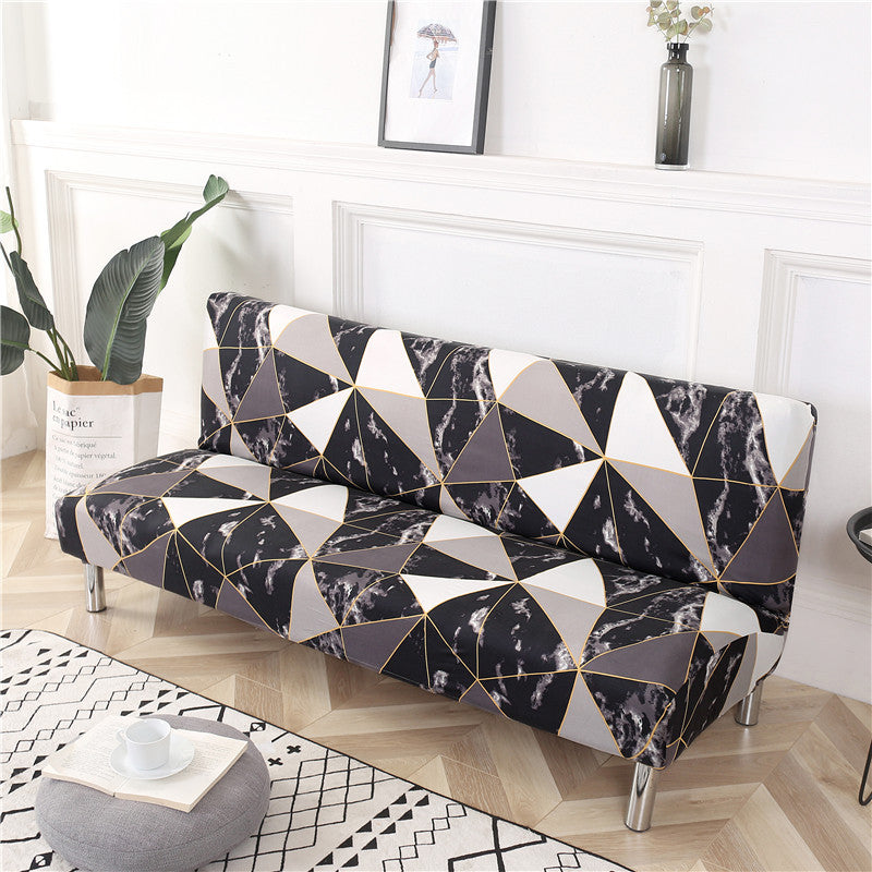 Factory Direct Cross-Border Sofa Cover Elastic Sofa Bed Cover Full Wrap Sofa Cover Foldable Armless Universal Non-Slip