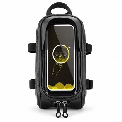 Bike Frame Bag with TPU Touchscreen Window