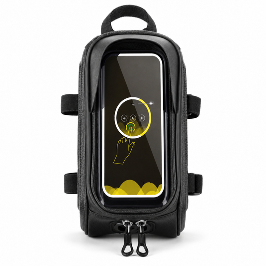 Bike Frame Bag with TPU Touchscreen Window