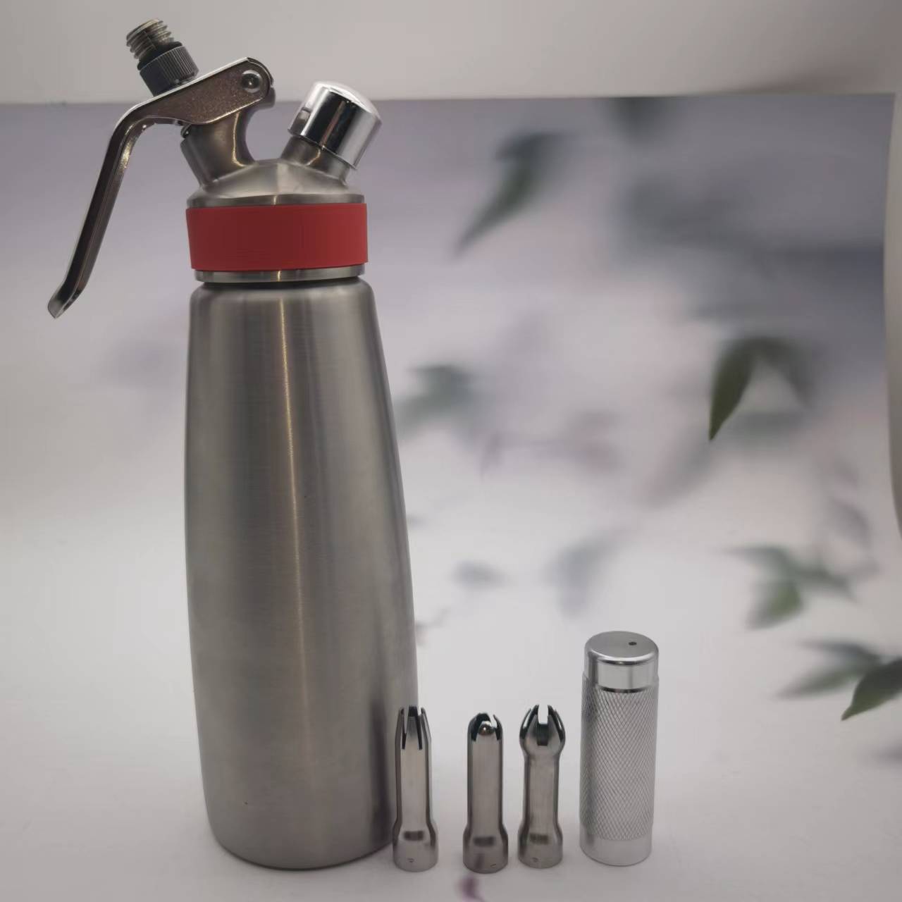 1000ML500ML304 Stainless Steel Aluminum Cream Gun Frother Coffee Home Baking Special