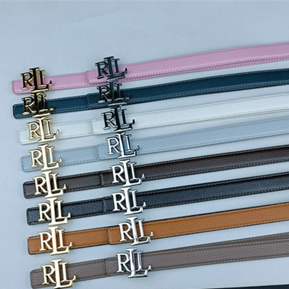 2024 Factory Direct New Wholesale Women's Letter Raffia Versatile Fashion European Style Belt