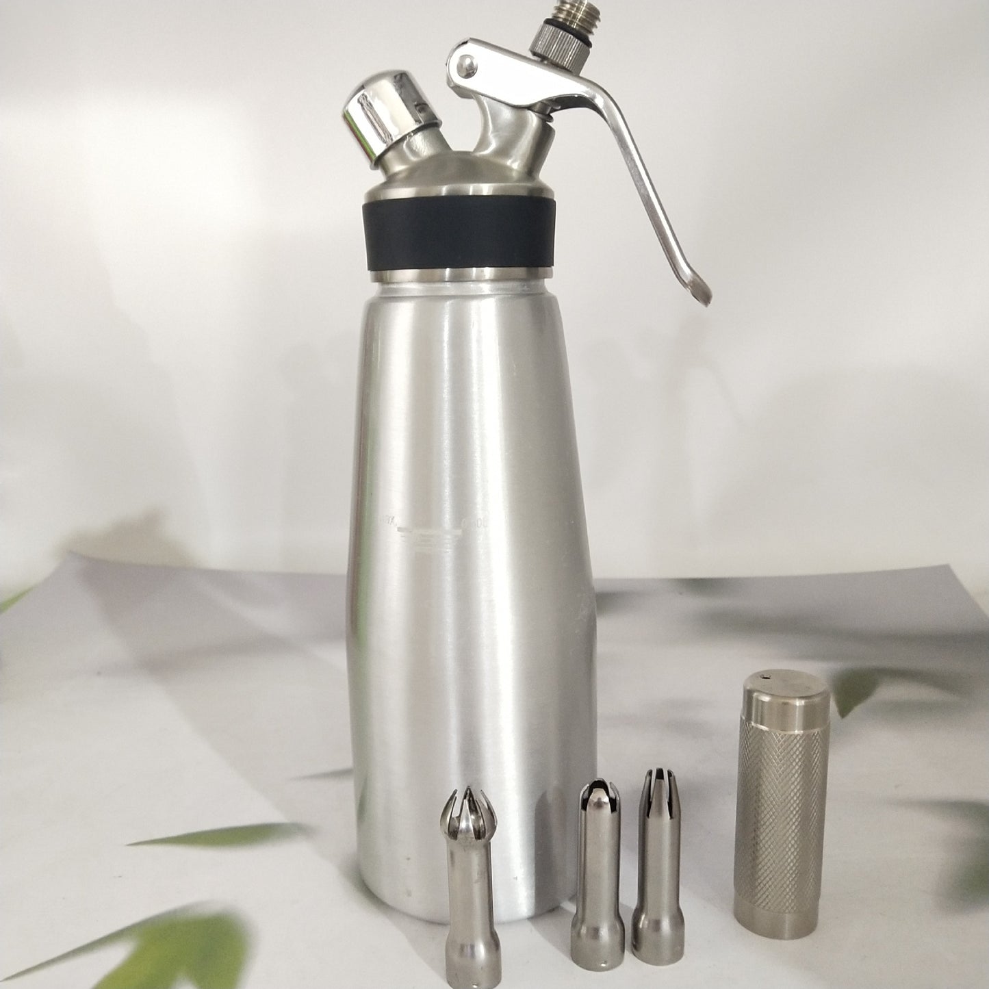 1000ML500ML304 Stainless Steel Aluminum Cream Gun Frother Coffee Home Baking Special