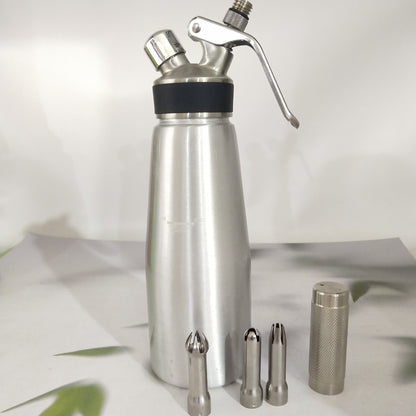 1000ML500ML304 Stainless Steel Aluminum Cream Gun Frother Coffee Home Baking Special