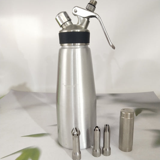 1000ML500ML304 Stainless Steel Aluminum Cream Gun Frother Coffee Home Baking Special